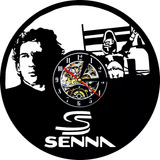 Ayrton Senna Piloto Fórmula 1 Relógio Parede Espetacular 