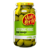 Azeitona Verde Em Conserva Changlot Com Caroço Vale Fértil Vidro 500g