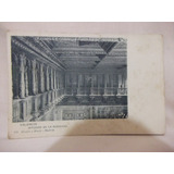 B Antigo Cartão Postal Espanhol Interior De La Audiência