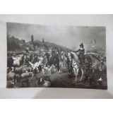 B Antigo Cartão Postal Italiano A Feira De Saluzzo