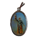 B Antigo Medalha Sacra De Santa Joana D arc Frete Grátis