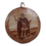 B Antigo Medalha Sacra Em Madeira Sto Expedito Com Oração