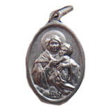 B Antigo Medalha Sacra Italiana Da Mãe Rainha Frete Grátis