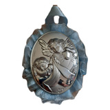 B Antigo Medalhão Musical Para Berço Anjo Da Guarda Rma