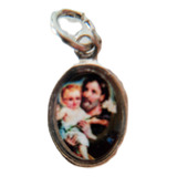 B Antigo Mini Medalha Sacra De São José Dupla Face