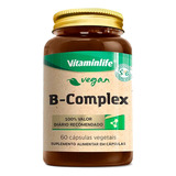 B complex Complexo B Vitaminlife 60 Cápsulas Vegetais