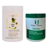 B tox Organic Souple Liss 1kg Máscara Anabolizante 1kg