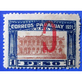 B3710 Paraguai Raro Selo Com Sobrecarga De Campanha Inver