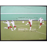 B5603 Brasil Bloco N 36 Copa Do Mundo 1974 Nnn