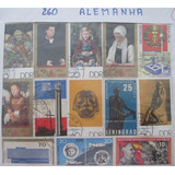 B8256 Lote Com 260 Selos Da Alemanha Circulados