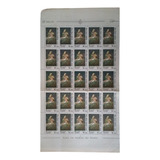 B8893 Brasil Comemorativo N 597 Folha Completa 25 Selos