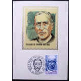 B9518 França Antropologia Máximo Postal Com Cb 1o Dia Te