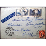 B9971 França Envelope Aéreo Circulado Em 1938 De Lyon Par