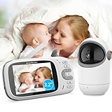 Babá Eletronica Câmera 3 2 Monitor De Bebe Visão Noturna Infravermelha Áudio Bidirecional Detecção De Som VOX