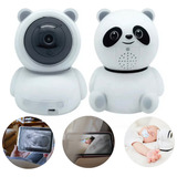 Baba Eletrônica Câmera Wifi 360 Visão Noturna Microfone