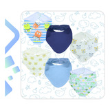 Babador Baby Charmy Kit 12 Algodão Bandana Suedine Duplo