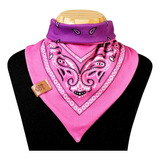 Babador Bandana Dupla Face Para Bebê Pet Jr 38cm Zucky Cor Rosa Ludico Tamanho Un