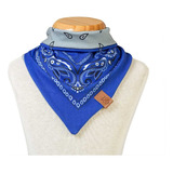 Babador Bandana Dupla Face Para Bebê Zucky Pet Jr 38cm Cor Azul Lu00fadico Tamanho Un