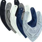Babador Bandana Forro Impermeavel Kit 5 Yandoo Premium