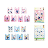 Babador Bebe Impermeavel Michey Ou Minnie Semaninha Kit 7u