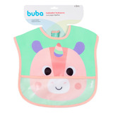 Babador Com Bolso Impermeável Bubazoo Unicórnio Buba Unicórnio Bubazoo