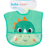 Babador Com Bolso Pega Migalha Bebê Menino Impermeável Buba Dino Bubazoo