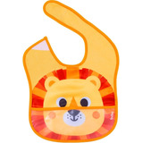 Babador Impermeável C Bolso Cata Migalhas Bubazoo Leão Buba