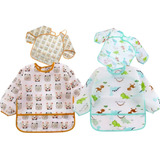 Babador Manga Longa Blw Kit 2unds Dino E Urso