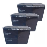 Babador Preto Descartável Kit 3un Proteção Tattoo Dentista
