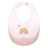 Babador Silicone Com Estojo Portátil Bolso Cata Migalha Bebê