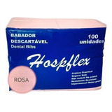 Babadore Para Bebês Hospflex Babador Impermeável Rosa Design Não Possui