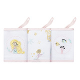 Babete Paninho De Boca Bebe C prendedor Chupeta Macio Kit 3u