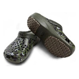 Babuche Leve Calçado Pro Fisher Verde Camuflado Pesca 37 38