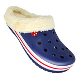 Babuche Sandalia Inverno Com Forro Pelinho Lã Yvate Pantufa