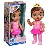 Baby Alive- Boneca- Princesa Bailarina - Cabelos Castanhos- Tiara Removível- 26 Cm - A Partir De 3 Anos