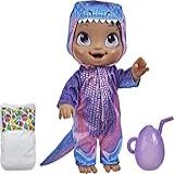Baby Alive Bebessauro Negra Bebê Tiranossauro Rex Boneca Que Bebe E Faz Xixi F0935 Hasbro