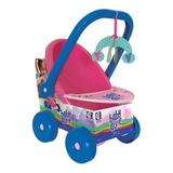 Baby Alive Carrinho 3 Em 1 Rosa Azul Cotiplas