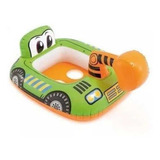 Baby Bote Kiddie Boia Infantil Carrinho Verde Inflavel Intex