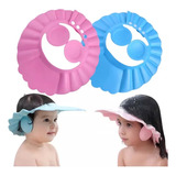 Baby Cap Chuveiro Infantil Touca Chapeu Regulável Banho