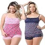 Baby Doll Camisete Kit Com 10 Estampas Diversas Roupa De Dormir Lingerie