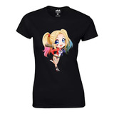 Baby Look Camiseta Feminina Algodão Arlequina Coringa Vilão