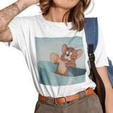 Baby Look Tom And Jerry Feminina Camiseta Tumblr