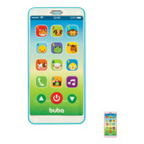 Baby Phone Celular Buba Educativo Para Bebês Azul E Rosa