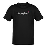 Babylook Camiseta Dorama Saranghae Eu Te Amo Coração Netflix