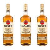 Bacardi Carta Ouro 980ml Gold 3 Uni Original