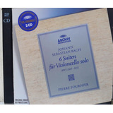 Bach 6 Suites Para Violoncelo Fournier 2 Cds Dg