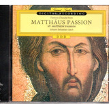 bach-bach Cd St Matthaus Passion Johann Sabastin Bach