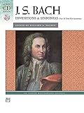 Bach Inventions Sinfonias 2 3 Part Inventions Book CD Comb Bound Book CD