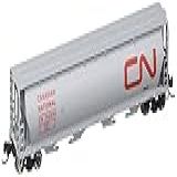 Bachmann Industries Inc Rolha Cilíndrica De Grãos Canadense De 4 Compartimentos Nacional Canadense Escala N