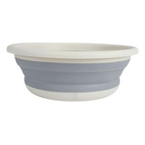 Bacia Dobrável Simplo Em Plástico 8l 37 5x14cm Oikos